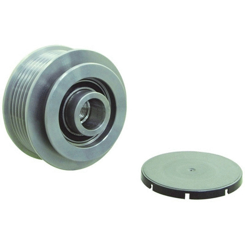 Poly V-belt pulley withfreewheel and cover cap               for alternator:              use if required: OE 06E903119P