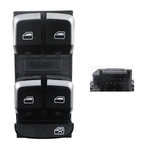 Switch for electricwindow regulator(drivers side) OE 8K0959851F