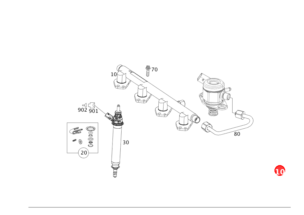 Injector with Nozzle Replacement: A2560700187 Replacement: A2560705600 OE A2780700687
