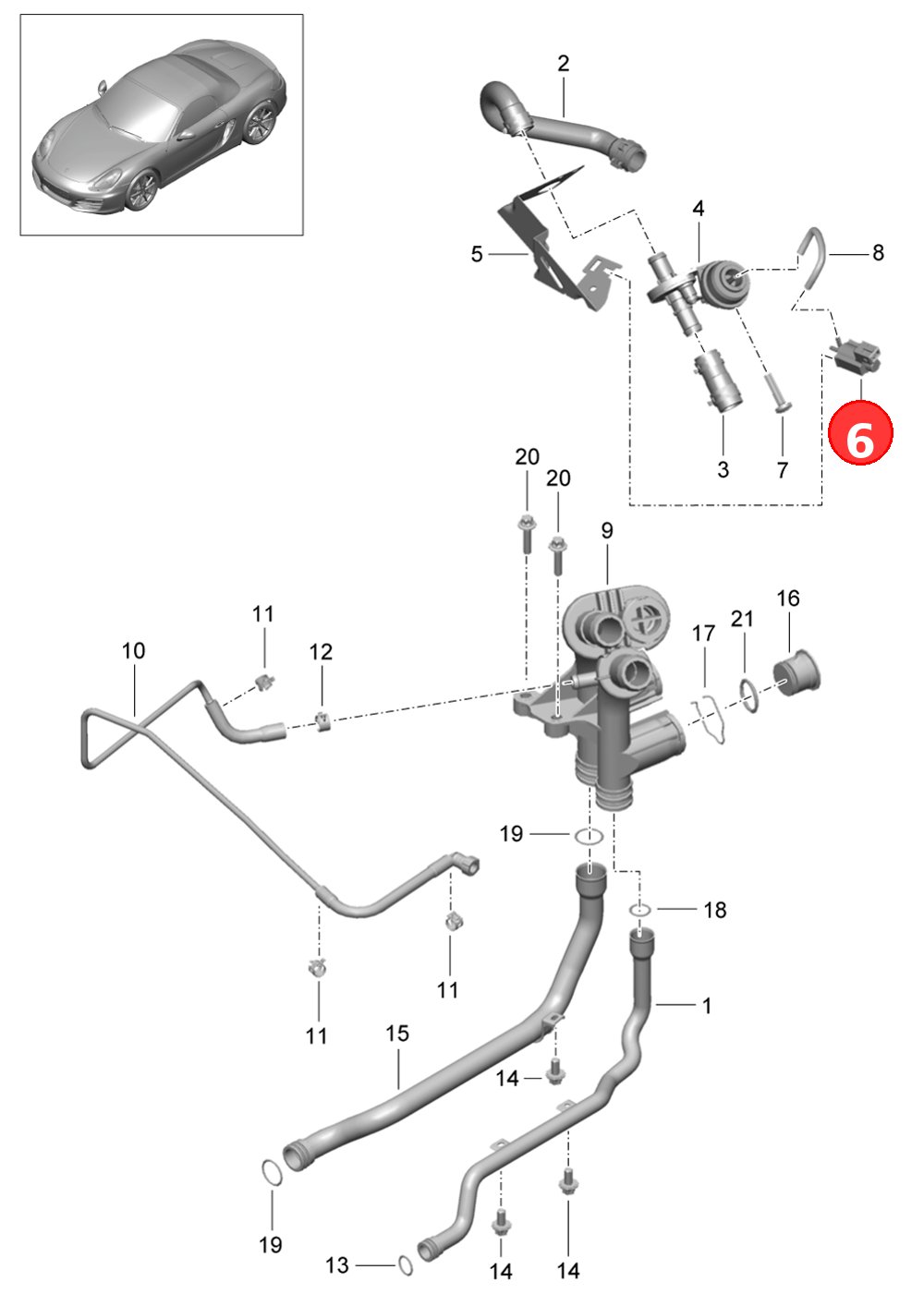 Change-over valveNo longer use the part here OE 7PP906283C