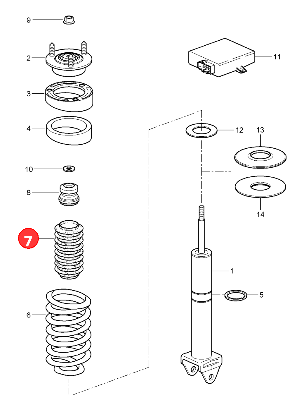 Bellows OE 99333310701