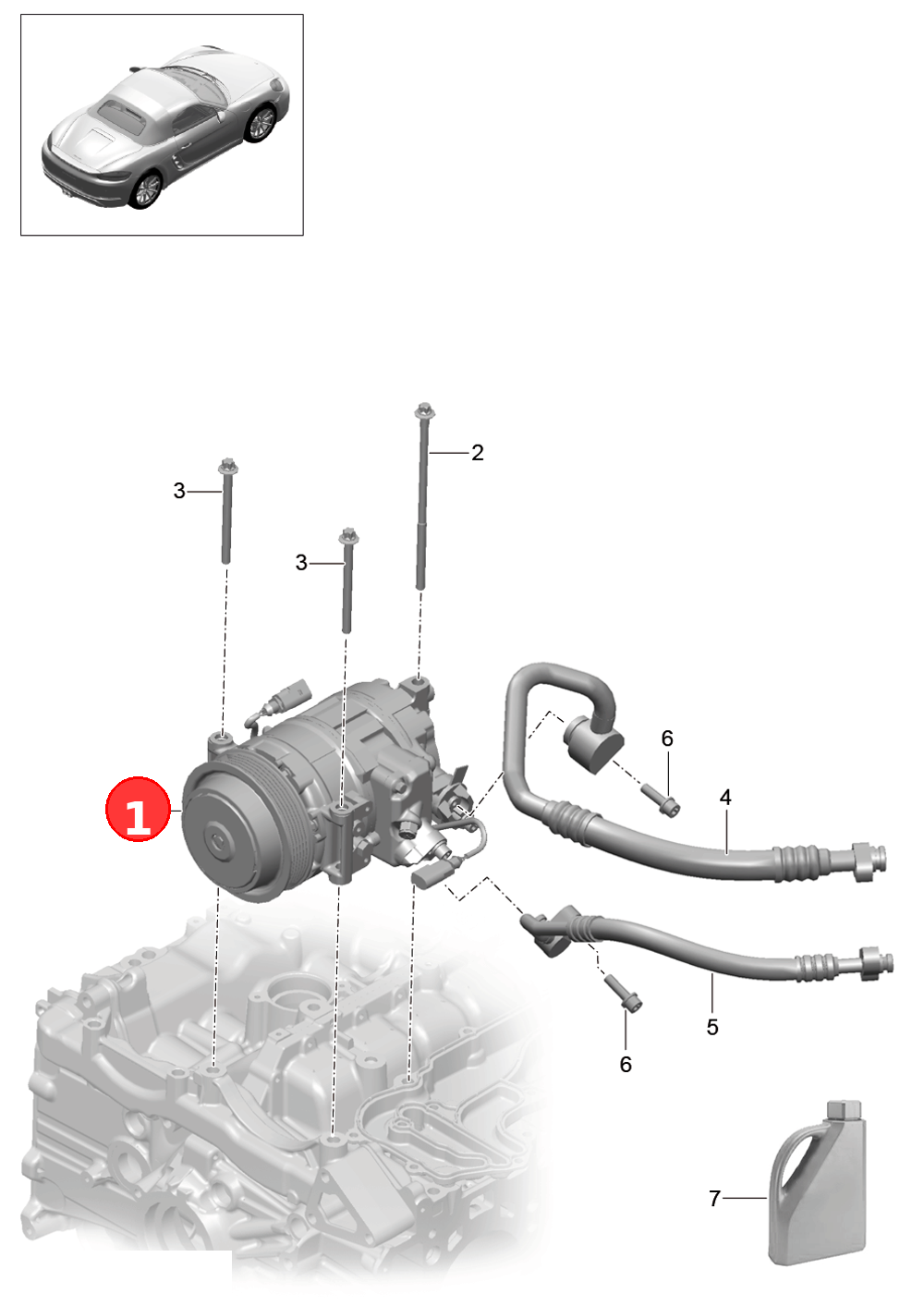 Compressor(Exchange part) OE 9A1126011AX