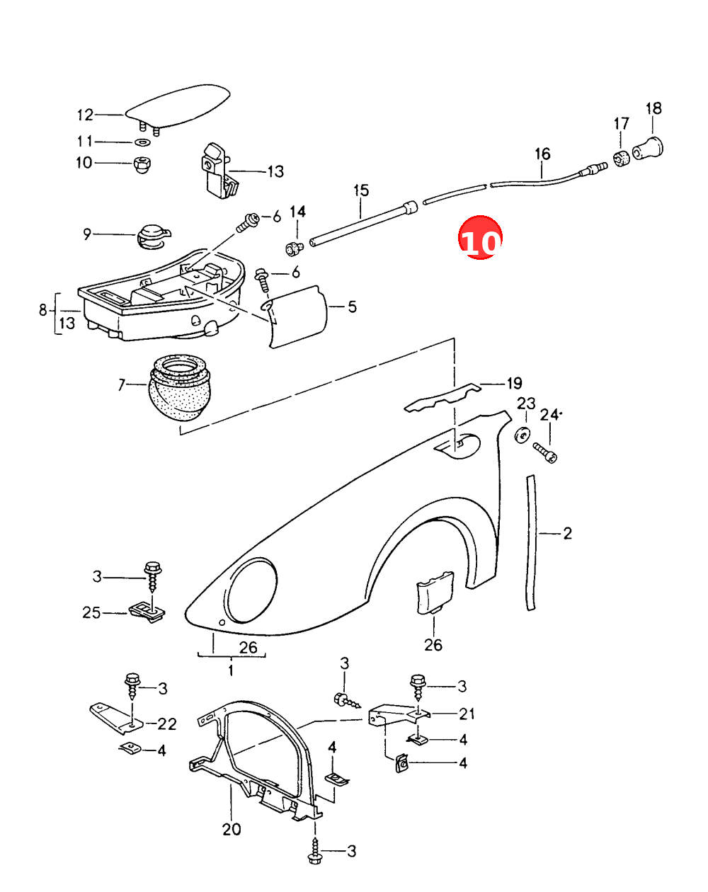 Socket head bolt withhexagon socket head OE N01474011