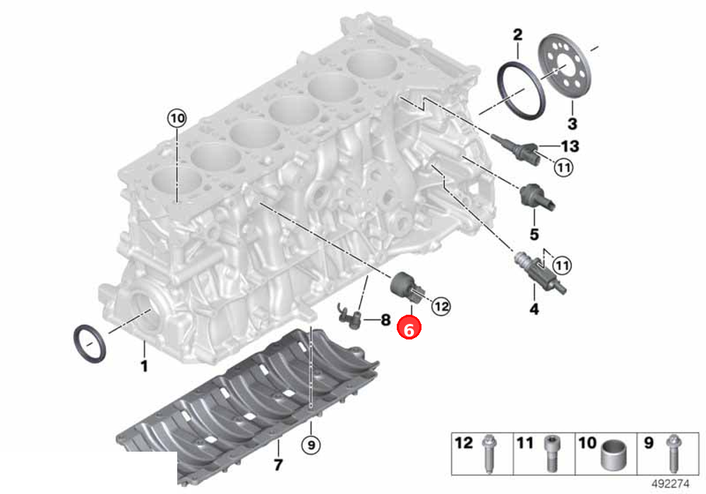 Ping Sensor OE 13627636937