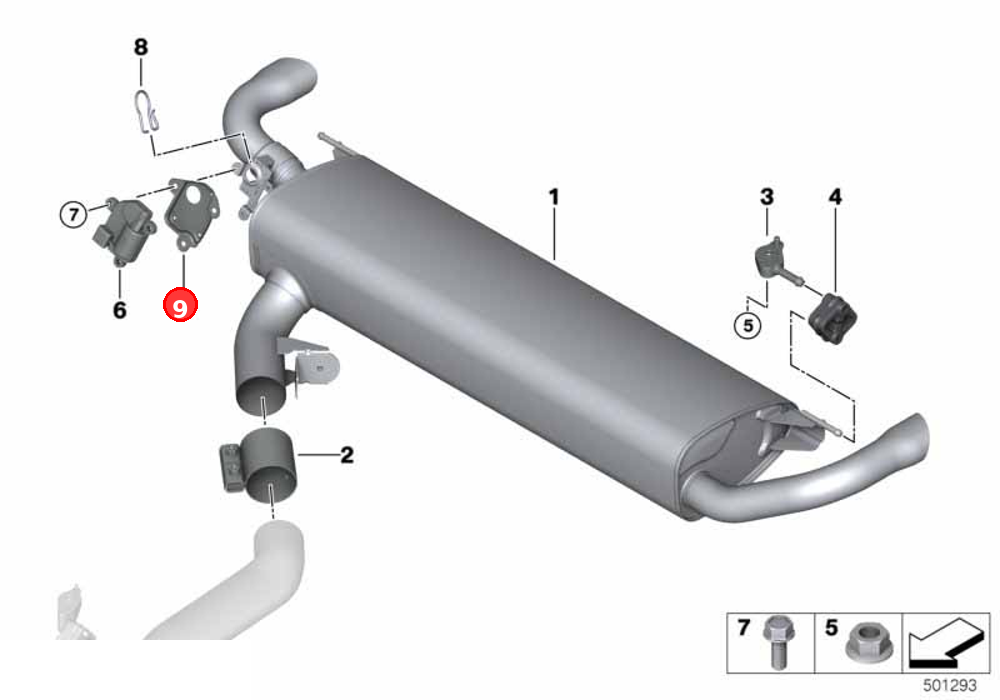 Thermal protection OE 18307628041
