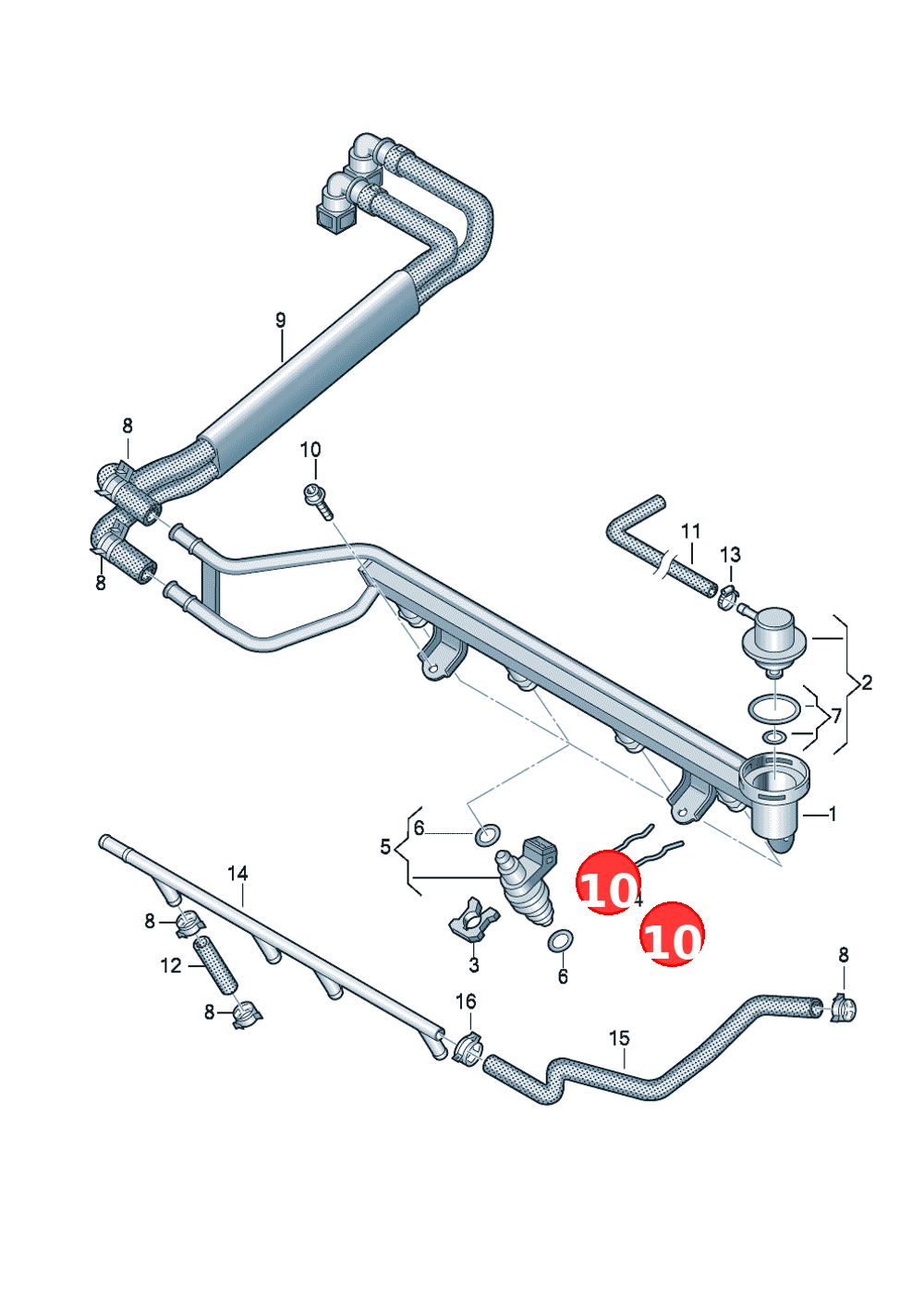 Spring band clamp OE N90686701